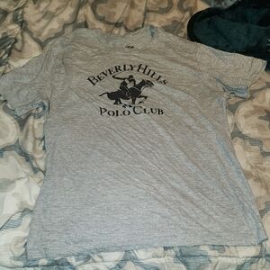 Beverly Hills Polo Club Light Gray Short Sleeve Tee